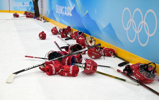 China Olympics 2022 Ice Hockey Finland - ROC