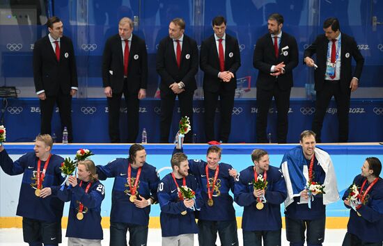 China Olympics 2022 Ice Hockey Finland - ROC