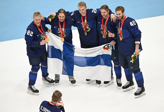 China Olympics 2022 Ice Hockey Finland - ROC