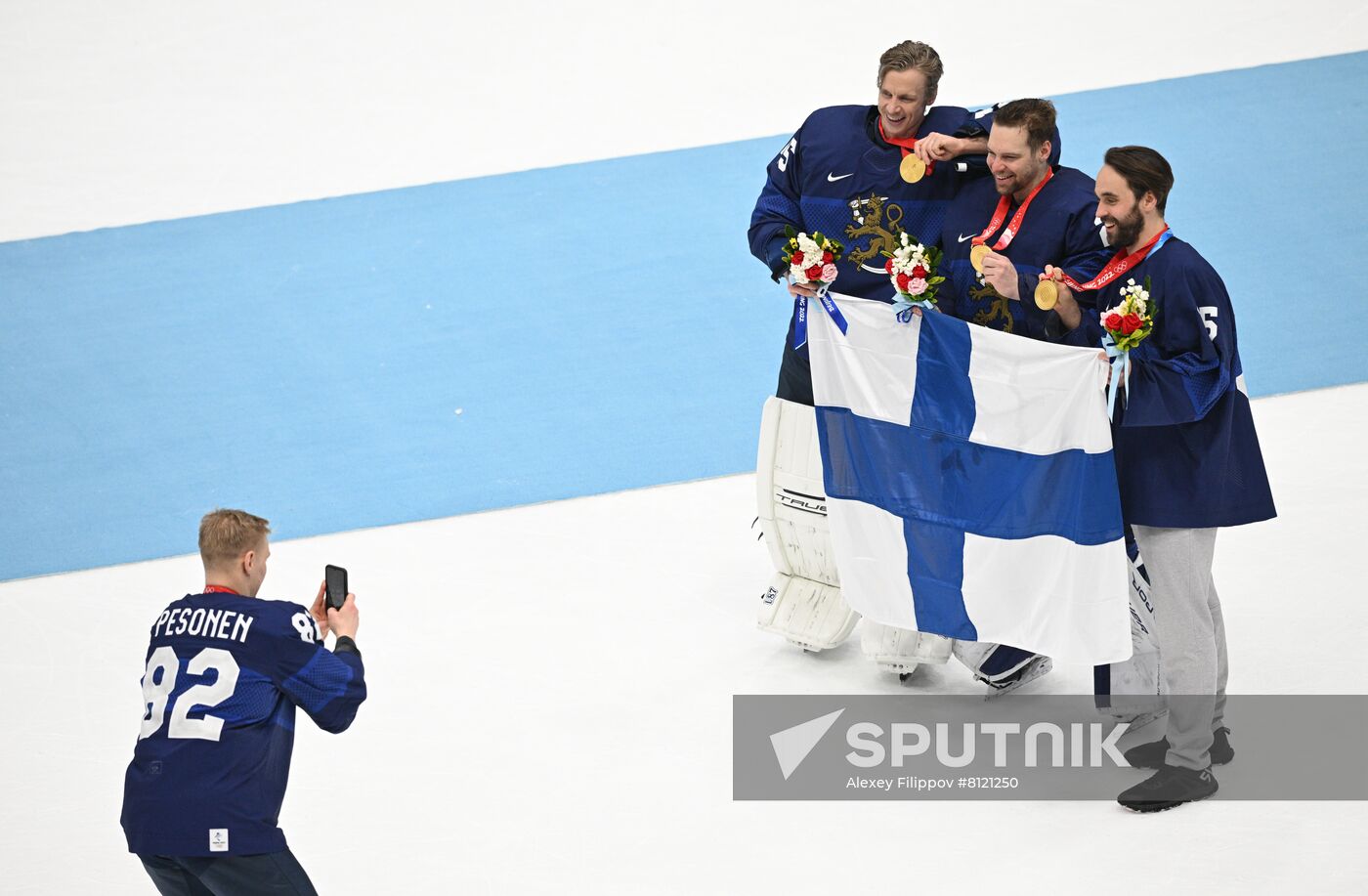 China Olympics 2022 Ice Hockey Finland - ROC