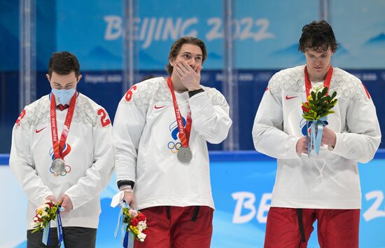 China Olympics 2022 Ice Hockey Finland - ROC