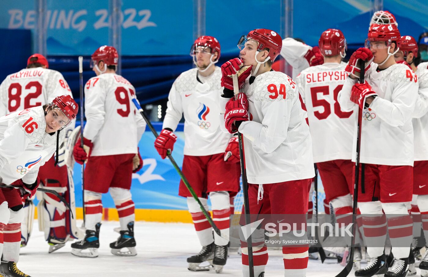 China Olympics 2022 Ice Hockey Finland - ROC