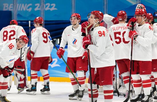 China Olympics 2022 Ice Hockey Finland - ROC