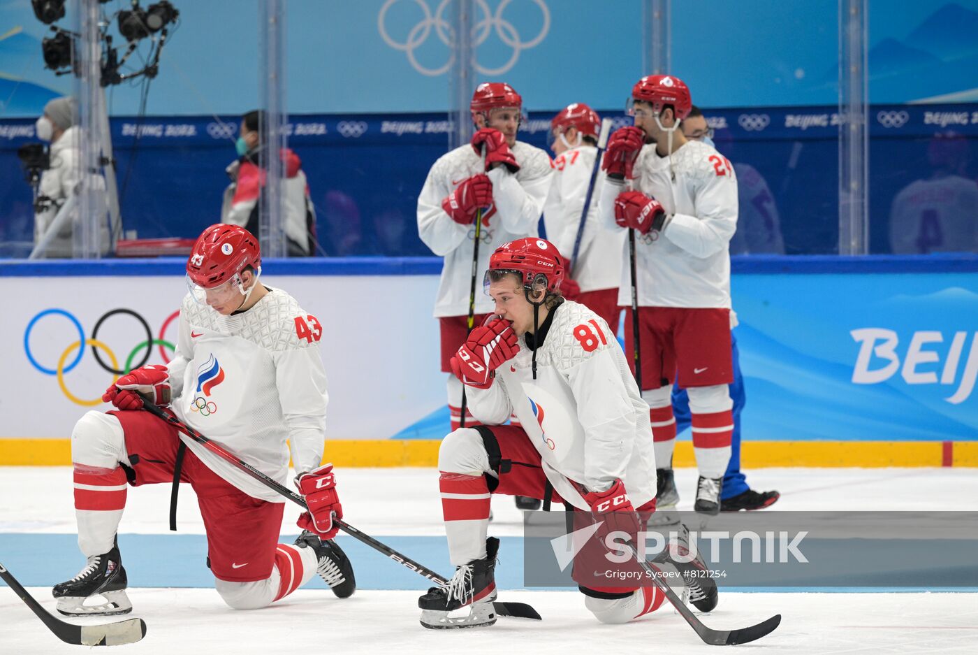 China Olympics 2022 Ice Hockey Finland - ROC