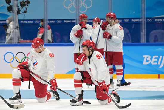 China Olympics 2022 Ice Hockey Finland - ROC