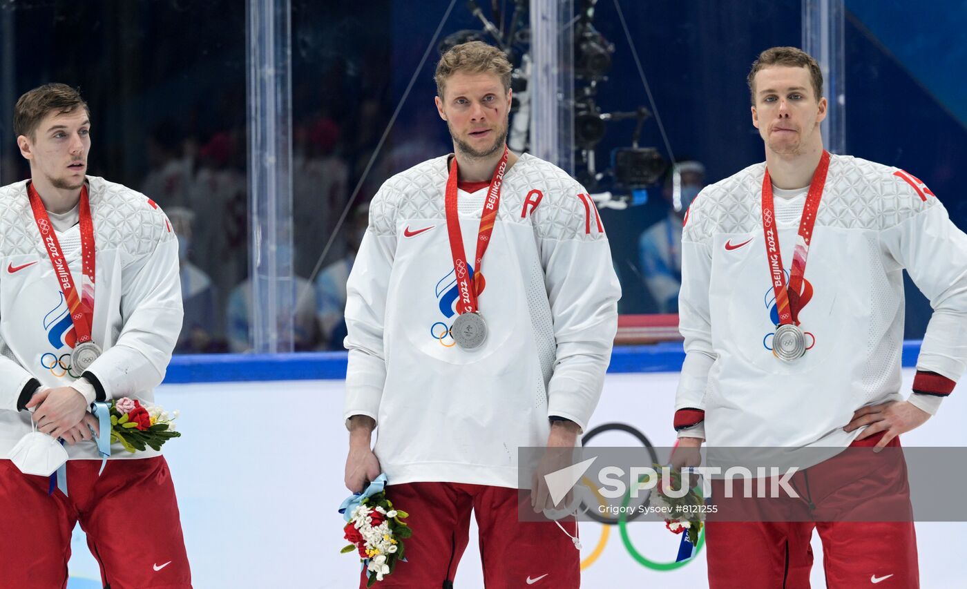 China Olympics 2022 Ice Hockey Finland - ROC