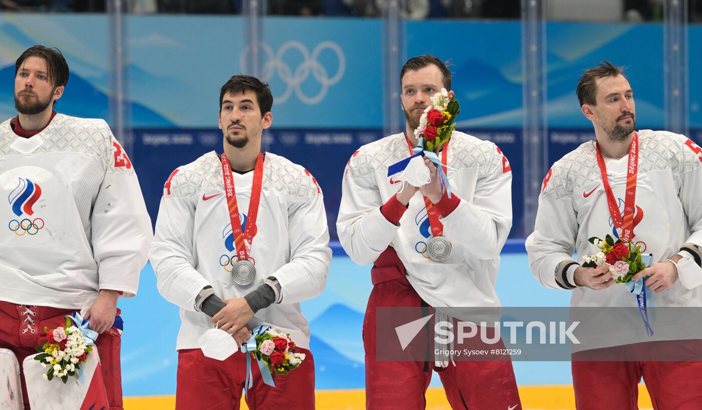 China Olympics 2022 Ice Hockey Finland - ROC