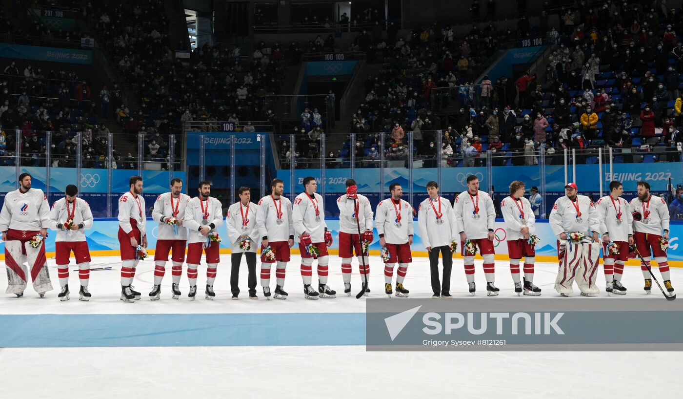 China Olympics 2022 Ice Hockey Finland - ROC
