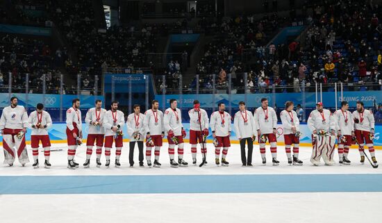 China Olympics 2022 Ice Hockey Finland - ROC