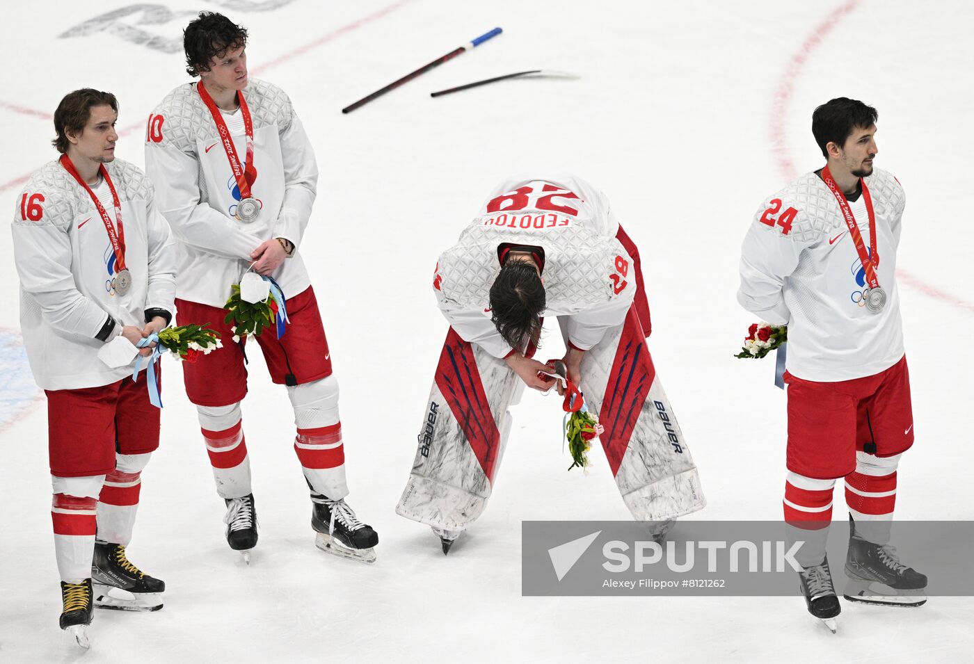 China Olympics 2022 Ice Hockey Finland - ROC
