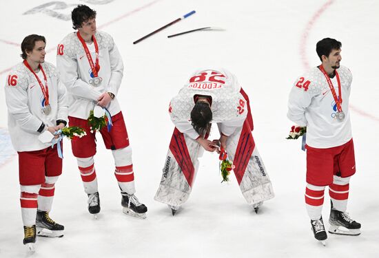 China Olympics 2022 Ice Hockey Finland - ROC