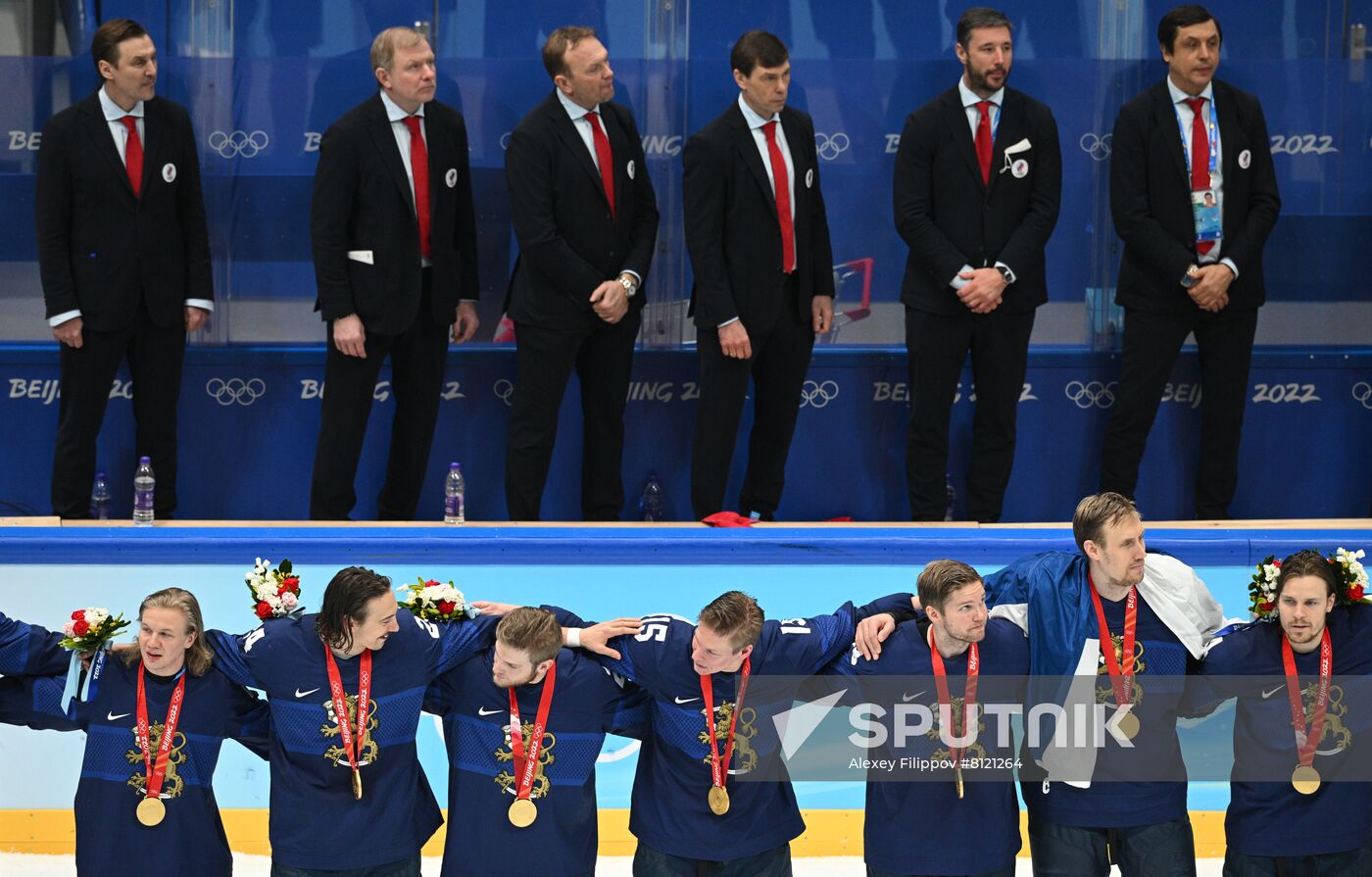 China Olympics 2022 Ice Hockey Finland - ROC