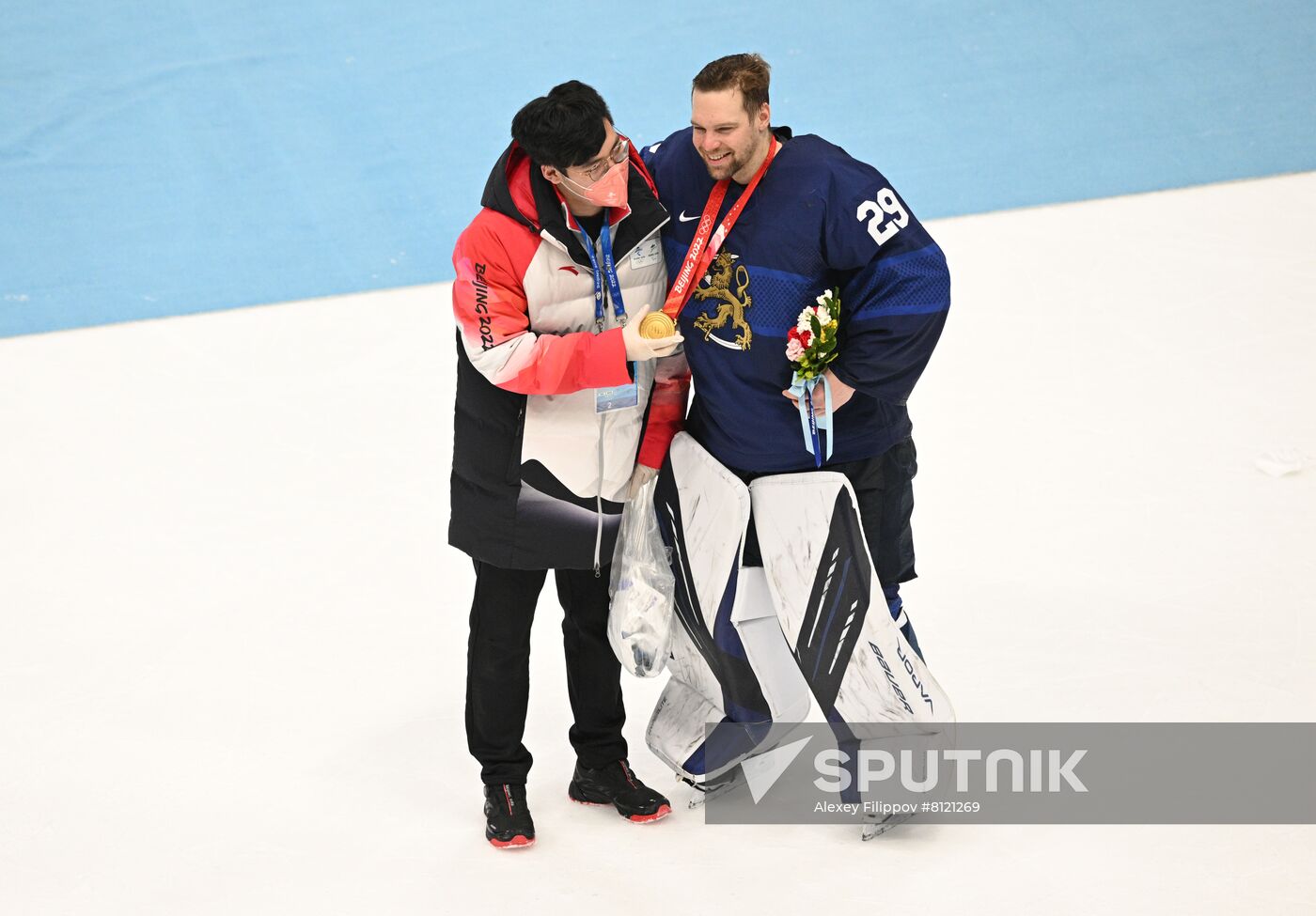China Olympics 2022 Ice Hockey Finland - ROC