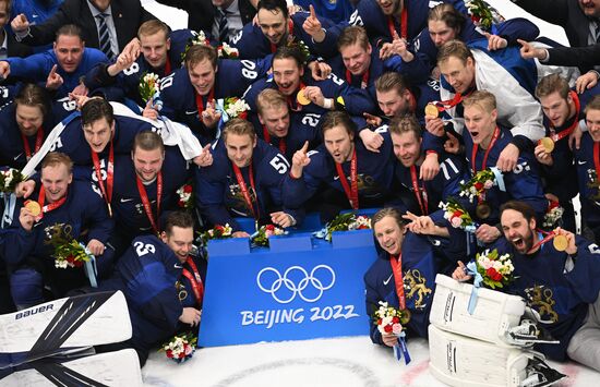 China Olympics 2022 Ice Hockey Finland - ROC