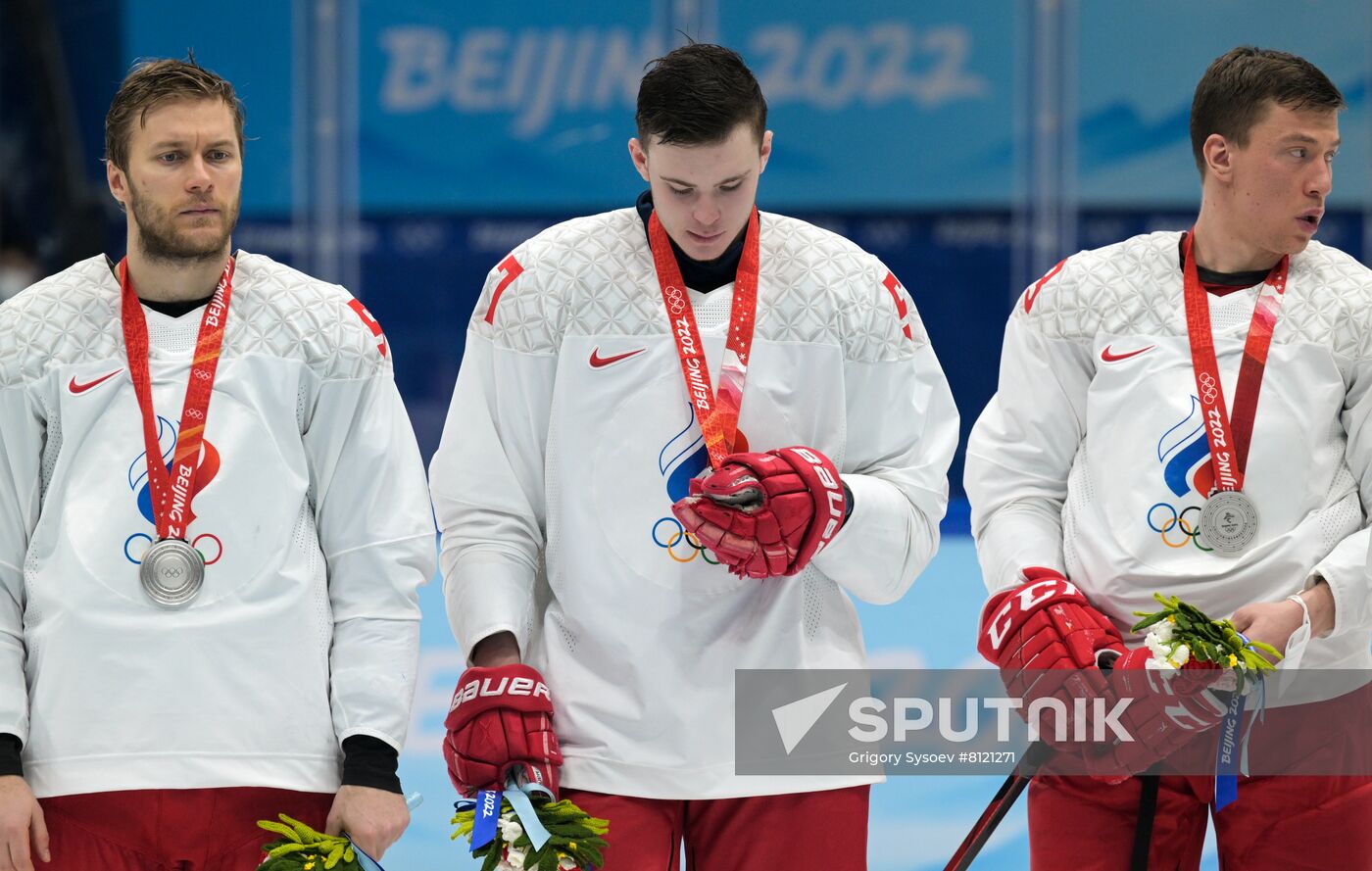 China Olympics 2022 Ice Hockey Finland - ROC
