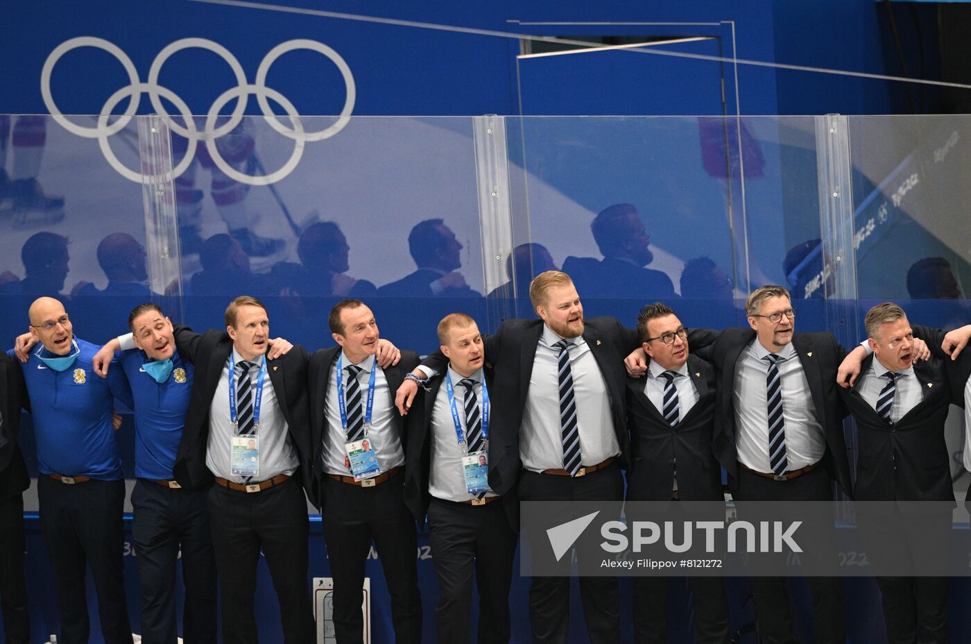 China Olympics 2022 Ice Hockey Finland - ROC