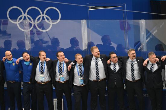 China Olympics 2022 Ice Hockey Finland - ROC
