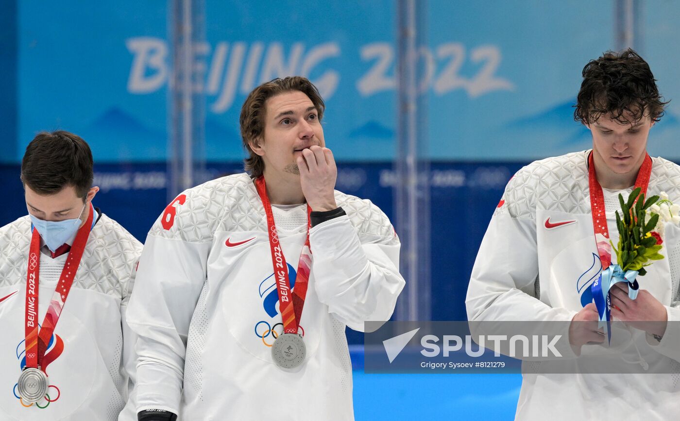 China Olympics 2022 Ice Hockey Finland - ROC