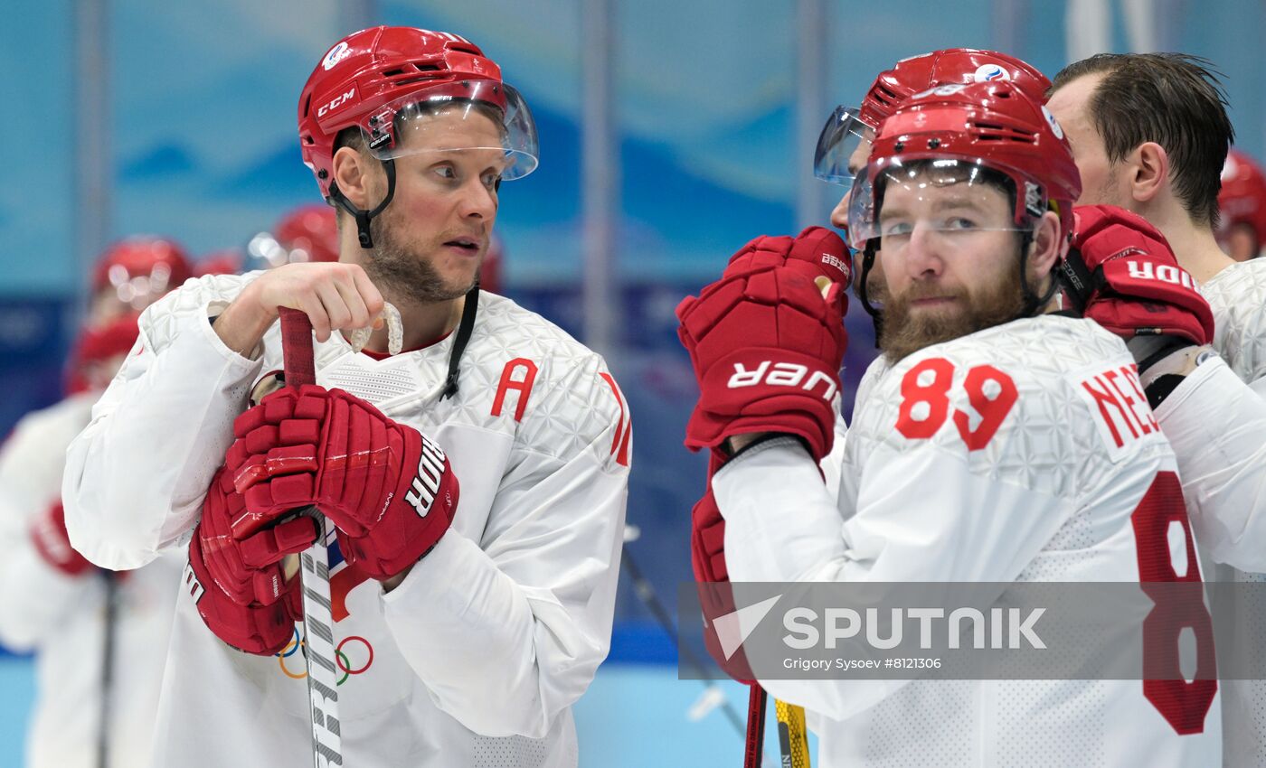 China Olympics 2022 Ice Hockey Finland - ROC