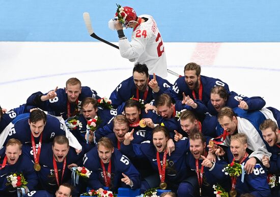 China Olympics 2022 Ice Hockey Finland - ROC