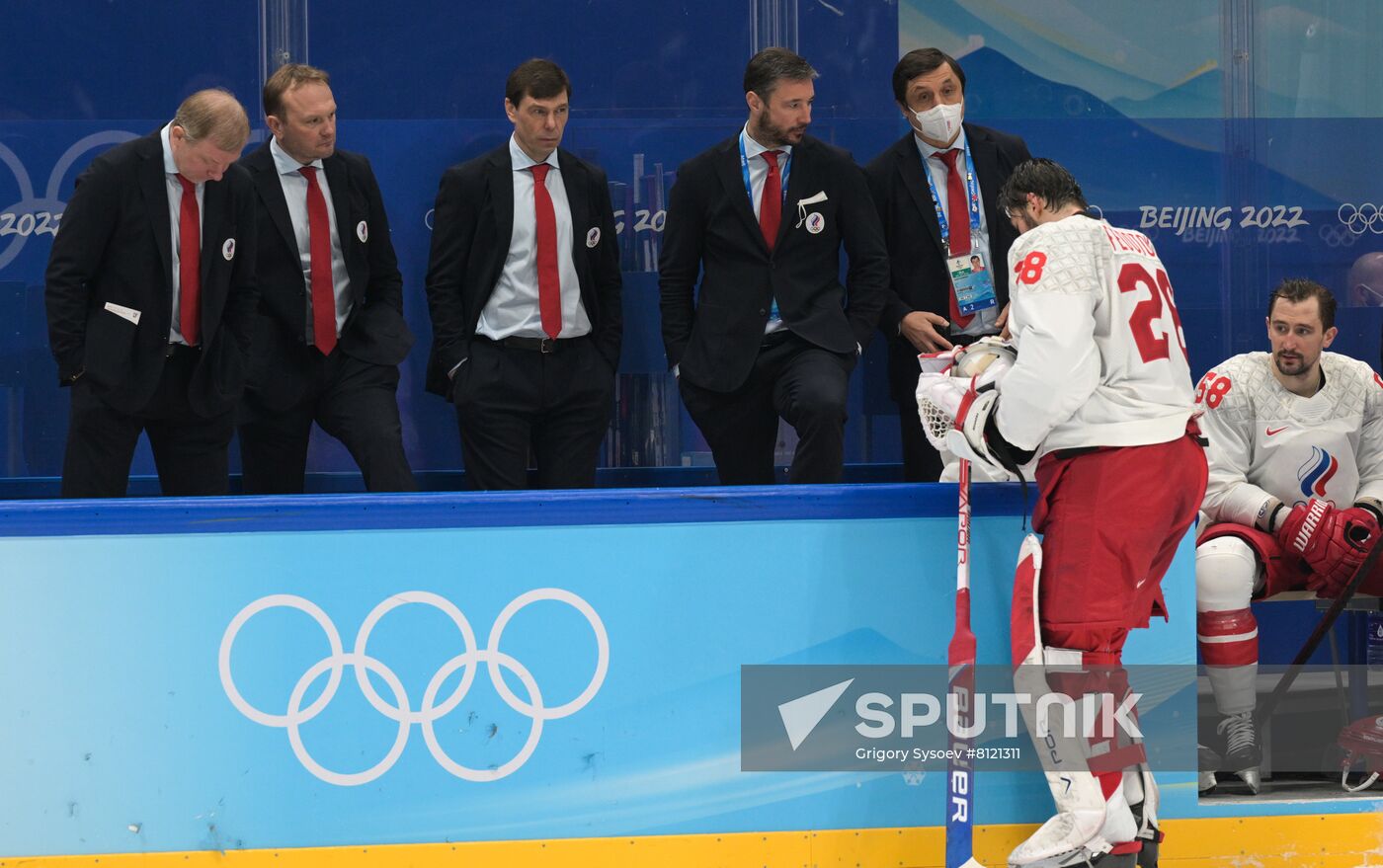 China Olympics 2022 Ice Hockey Finland - ROC