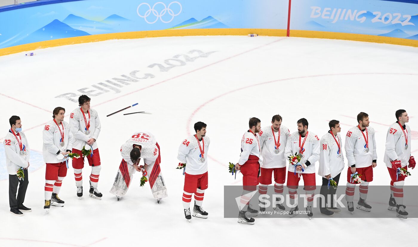 China Olympics 2022 Ice Hockey Finland - ROC