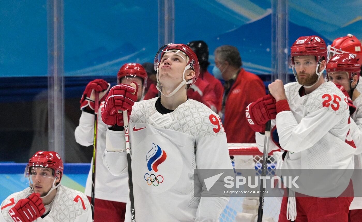 China Olympics 2022 Ice Hockey Finland - ROC