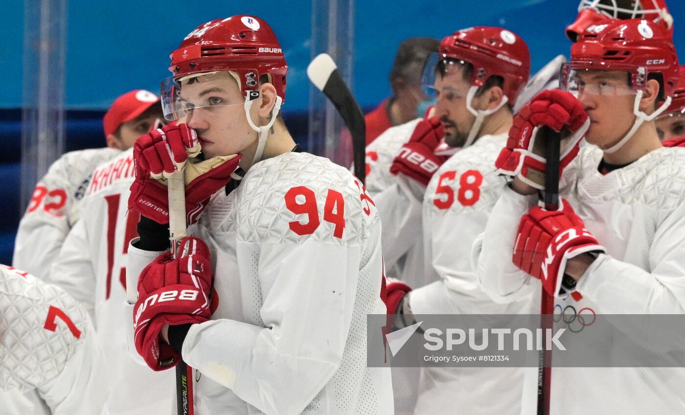 China Olympics 2022 Ice Hockey Finland - ROC