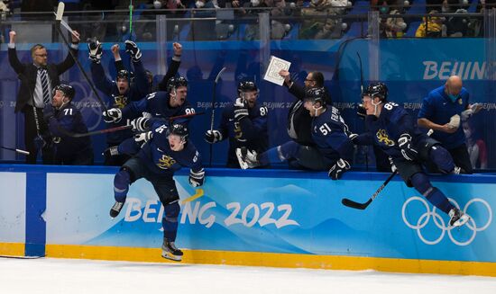 China Olympics 2022 Ice Hockey Finland - ROC