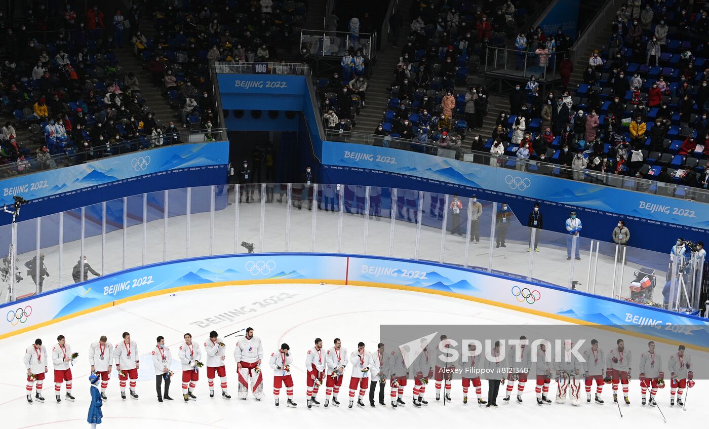 China Olympics 2022 Ice Hockey Finland - ROC