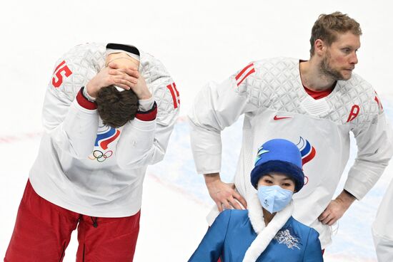 China Olympics 2022 Ice Hockey Finland - ROC