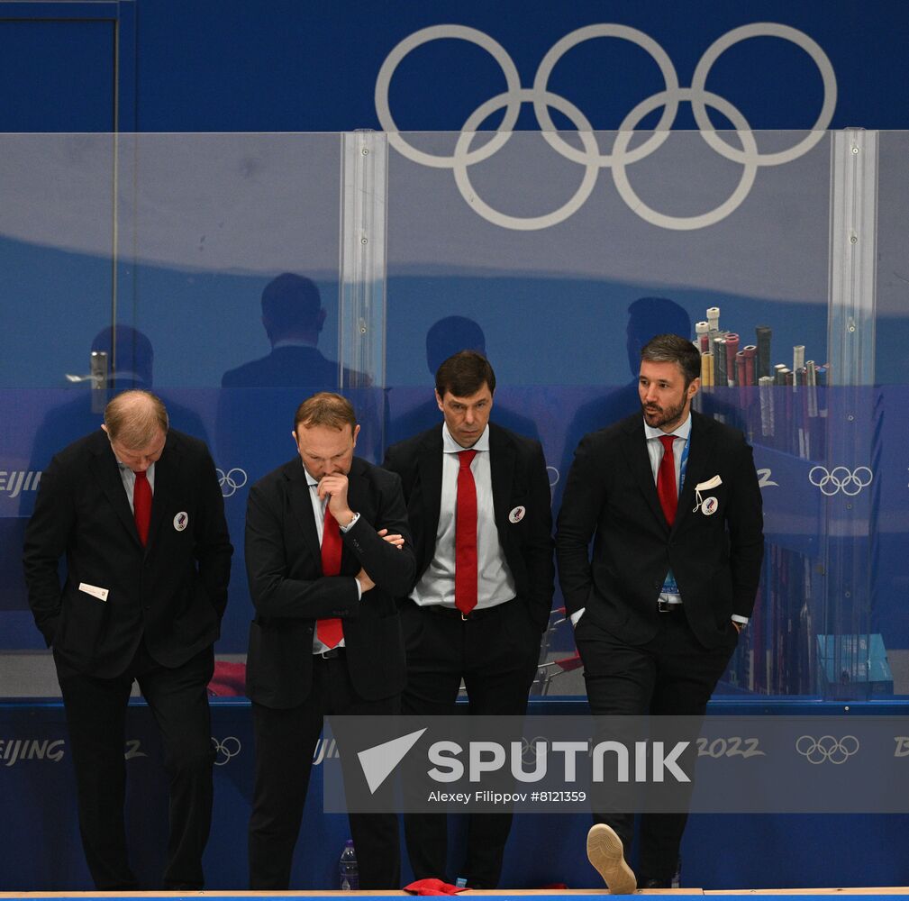 China Olympics 2022 Ice Hockey Finland - ROC