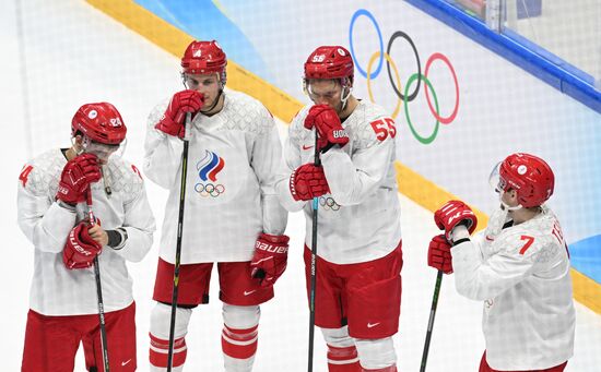 China Olympics 2022 Ice Hockey Finland - ROC