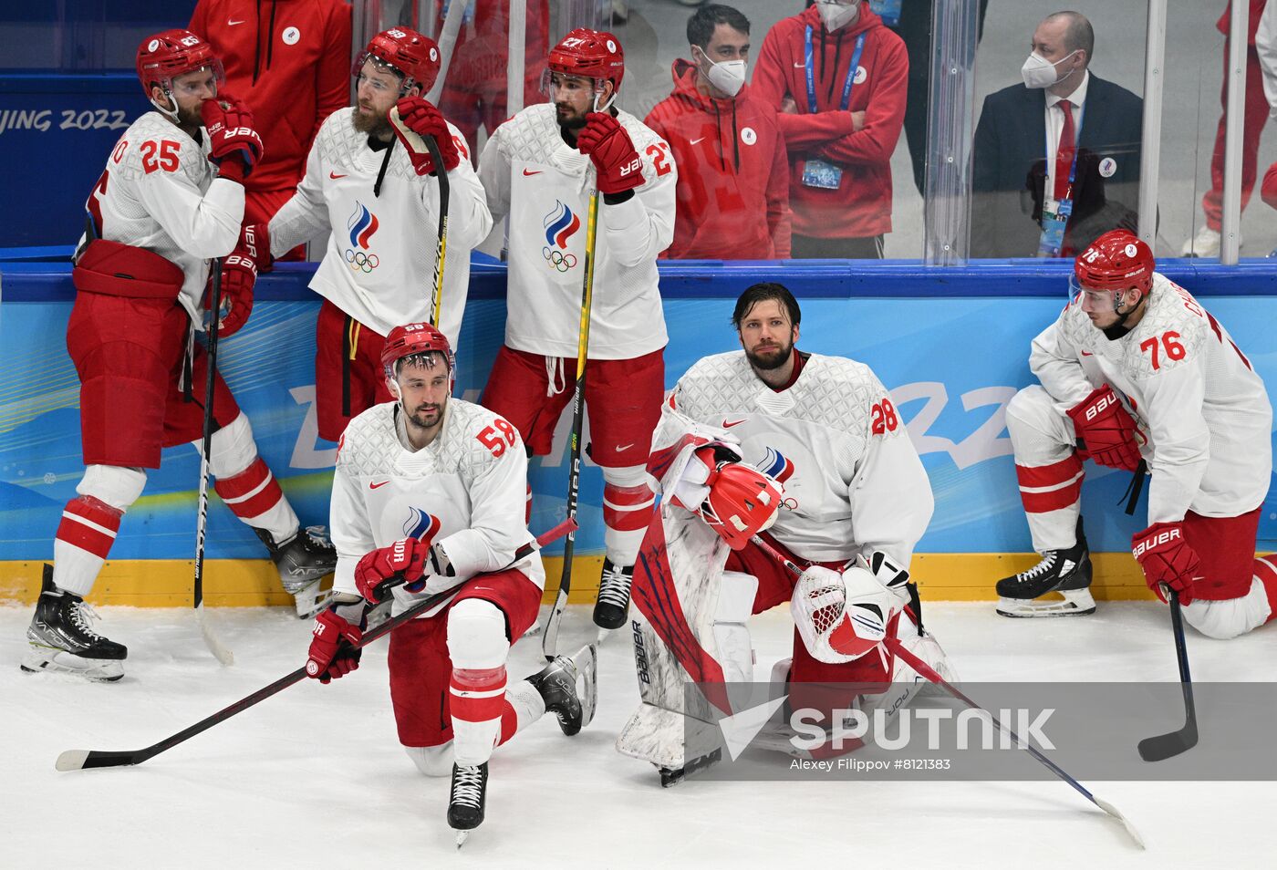 China Olympics 2022 Ice Hockey Finland - ROC
