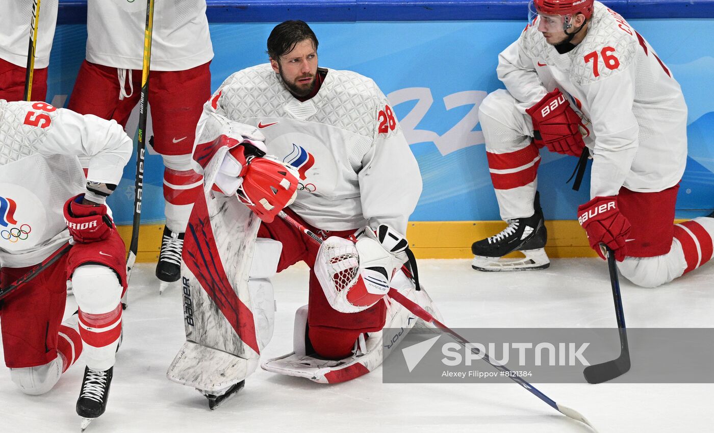 China Olympics 2022 Ice Hockey Finland - ROC