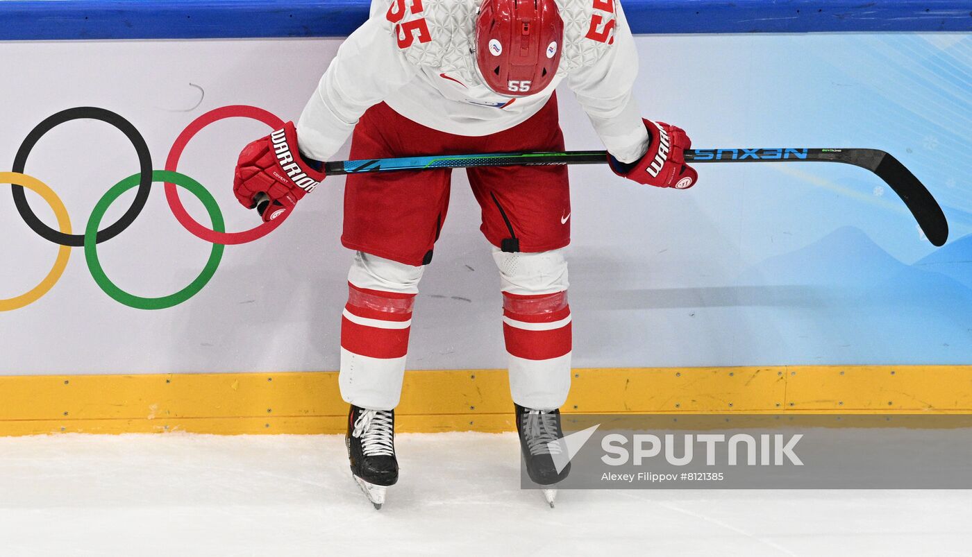 China Olympics 2022 Ice Hockey Finland - ROC