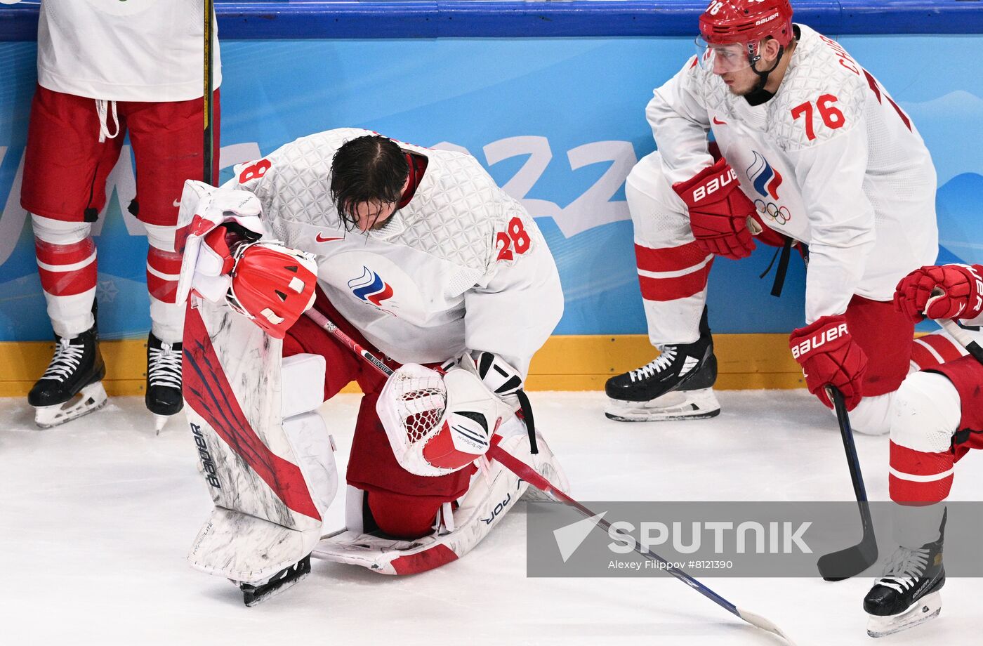China Olympics 2022 Ice Hockey Finland - ROC