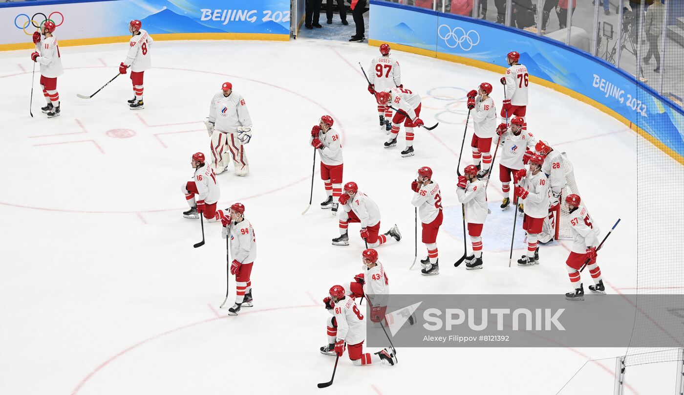 China Olympics 2022 Ice Hockey Finland - ROC