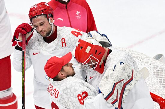 China Olympics 2022 Ice Hockey Finland - ROC