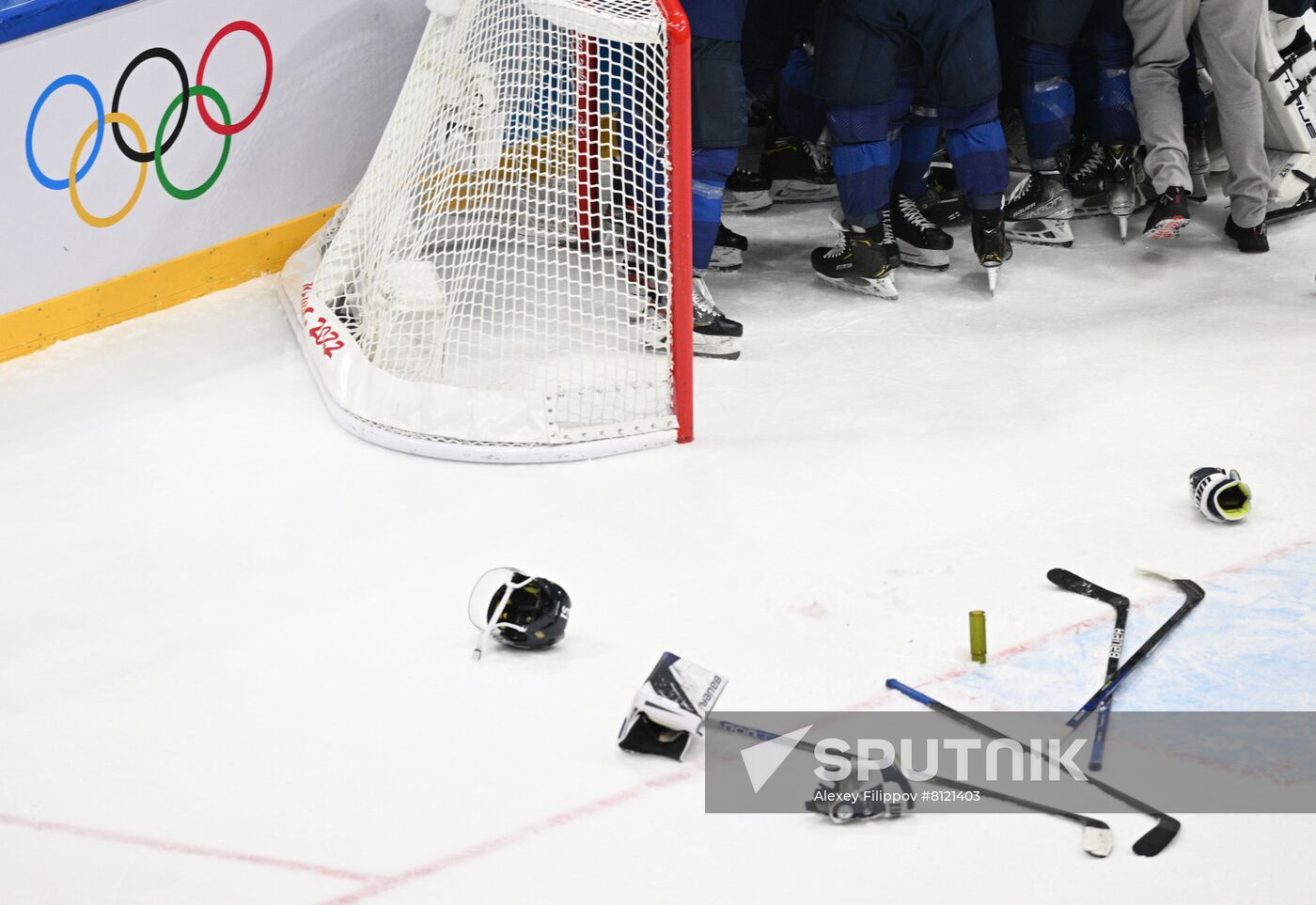 China Olympics 2022 Ice Hockey Finland - ROC