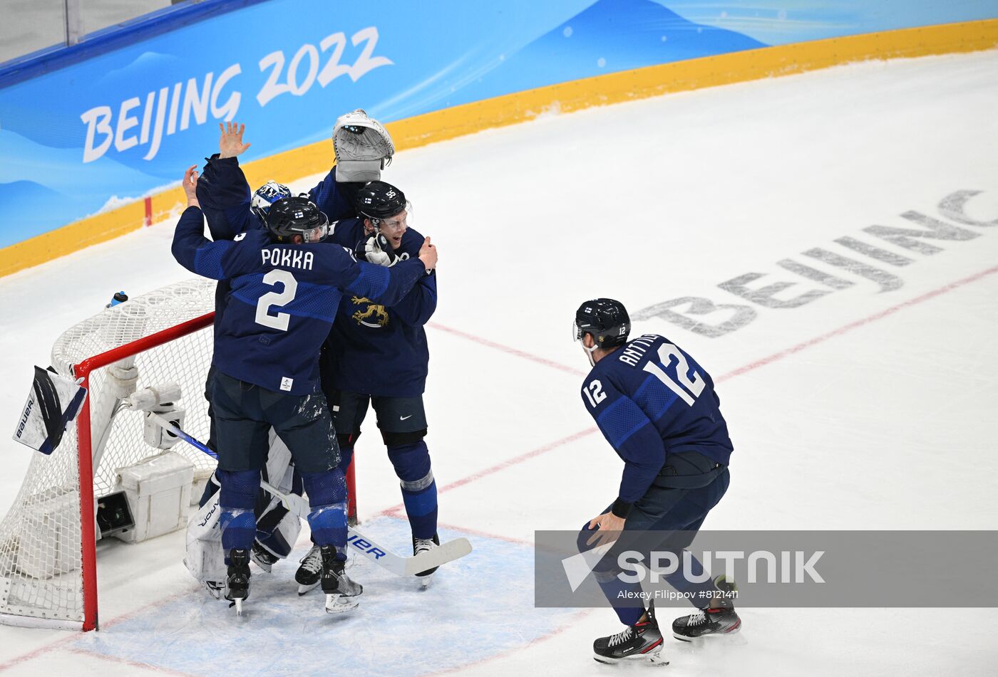 China Olympics 2022 Ice Hockey Finland - ROC