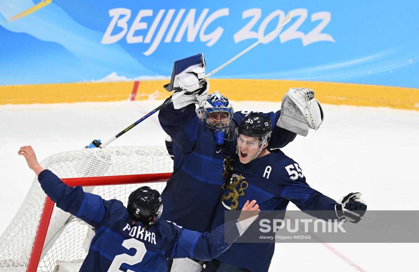 China Olympics 2022 Ice Hockey Finland - ROC