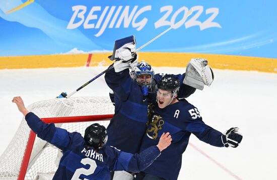 China Olympics 2022 Ice Hockey Finland - ROC
