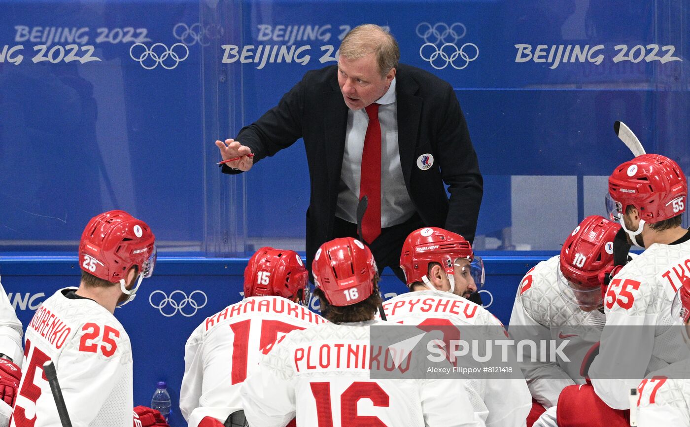 China Olympics 2022 Ice Hockey Finland - ROC