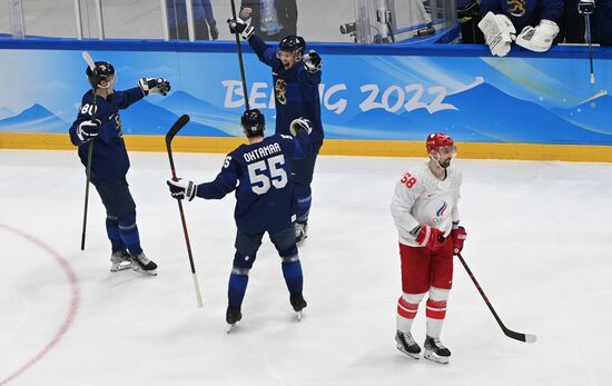 China Olympics 2022 Ice Hockey Finland - ROC