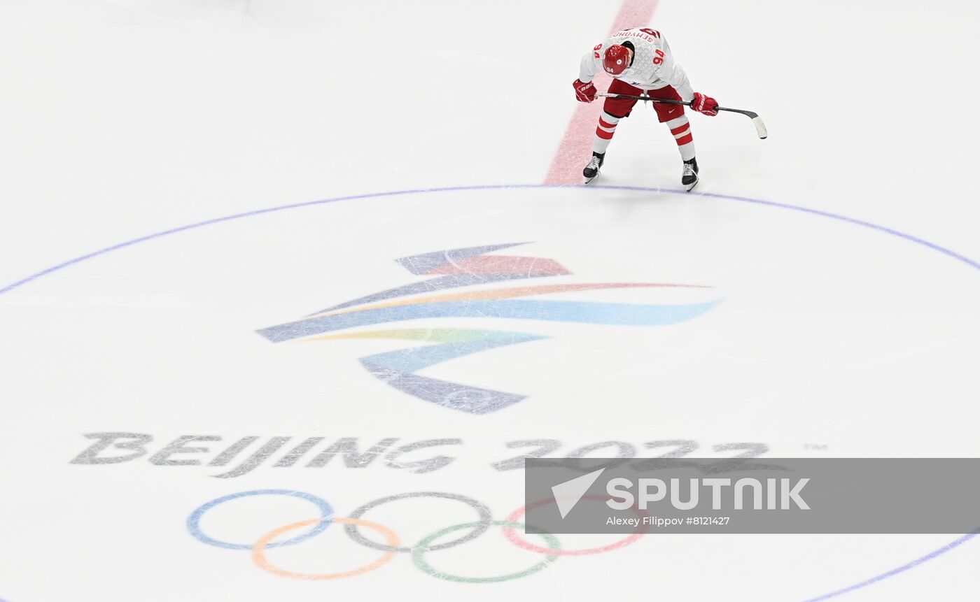 China Olympics 2022 Ice Hockey Finland - ROC