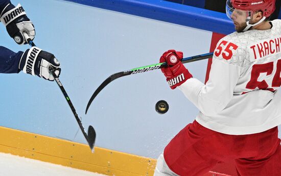 China Olympics 2022 Ice Hockey Finland - ROC