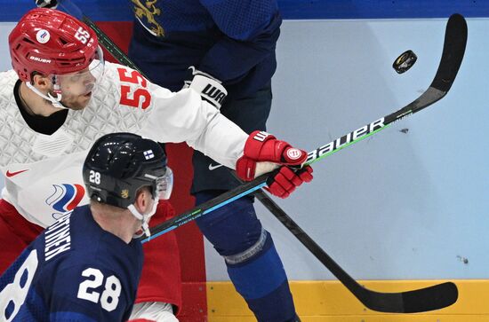 China Olympics 2022 Ice Hockey Finland - ROC