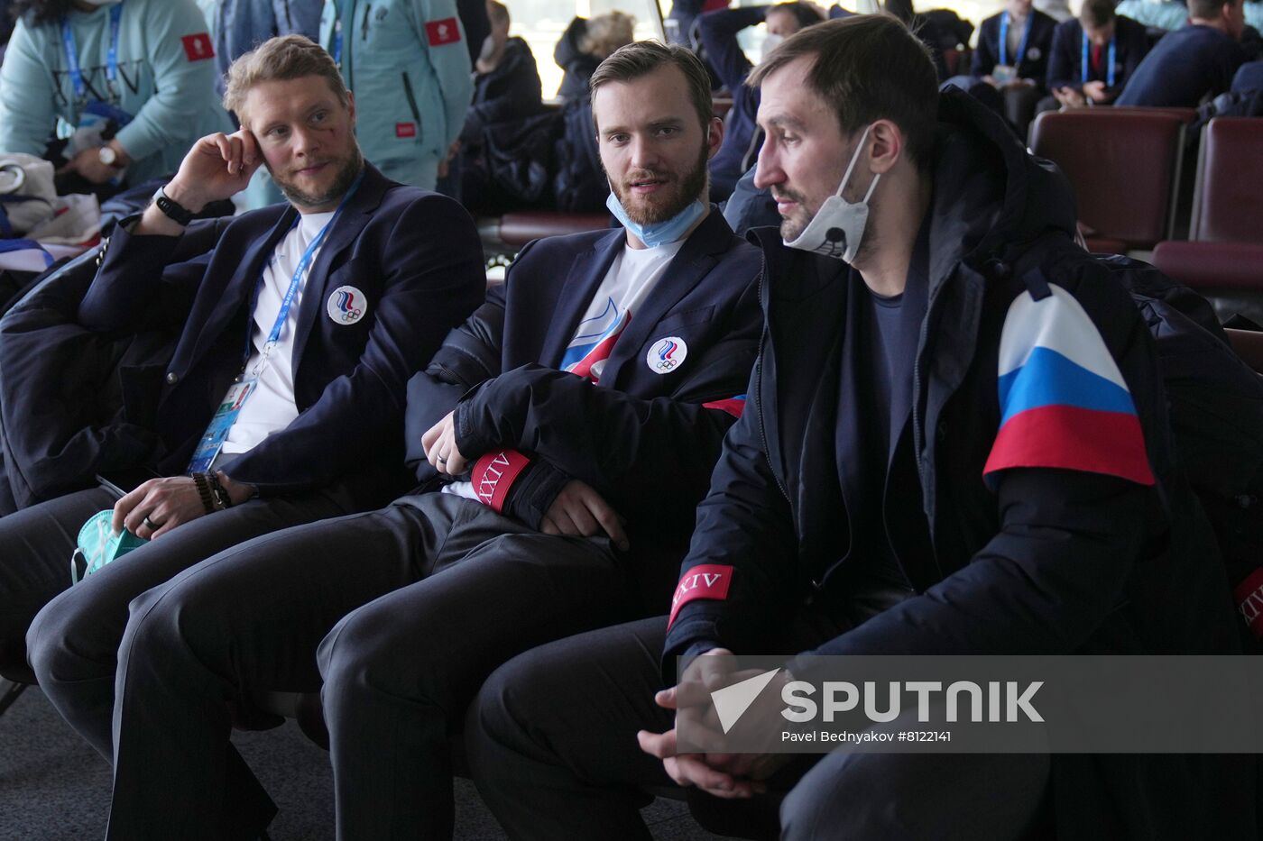 China Russia Olympics 2022 Medalists Departure