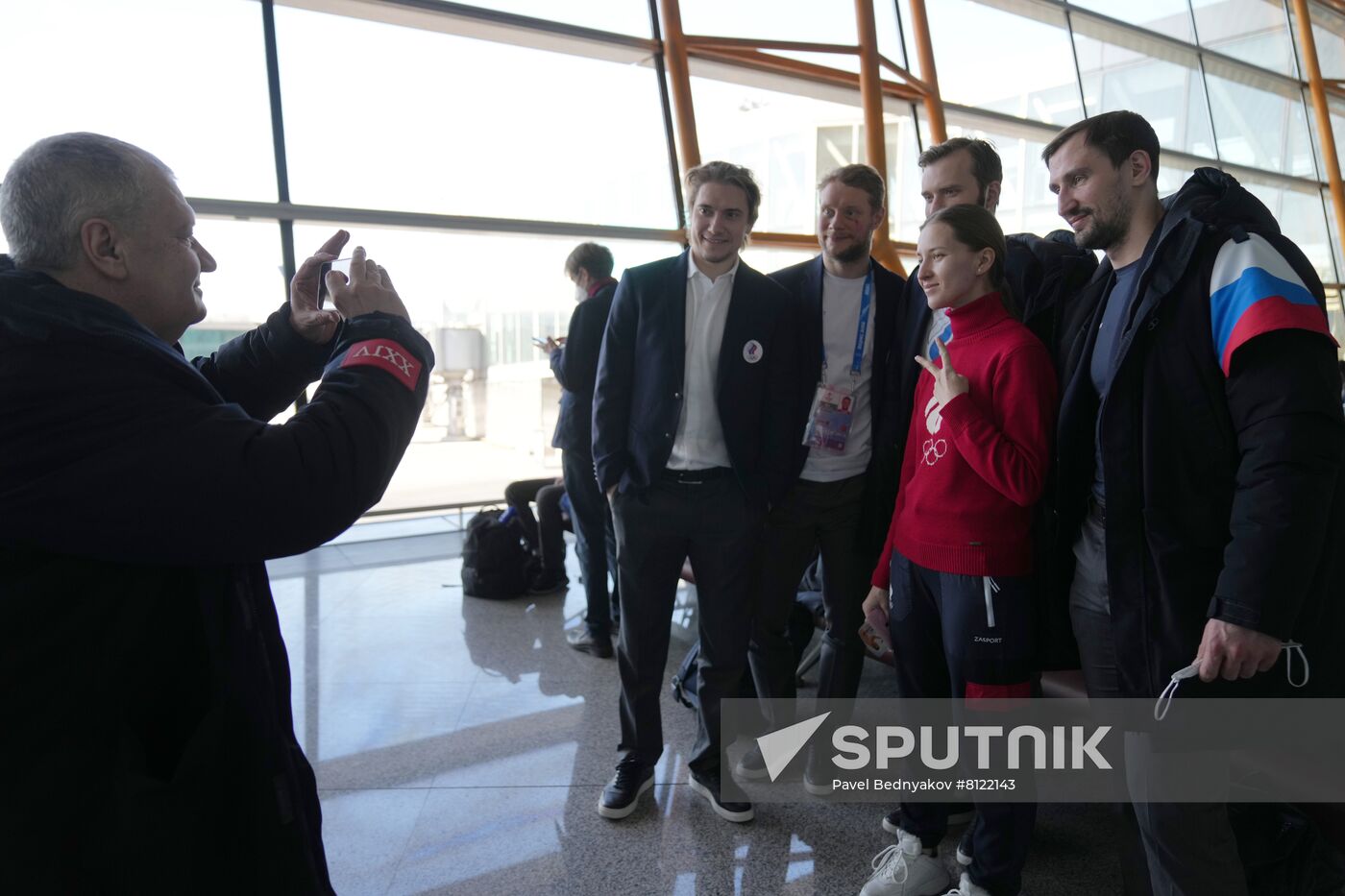 China Russia Olympics 2022 Medalists Departure